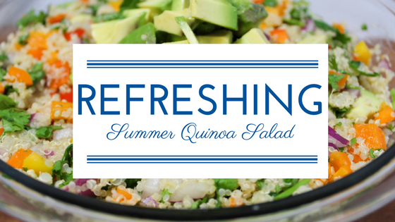 Refreshing Quinoa Salad Title