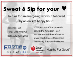 American Heart Association Sip and Sweat